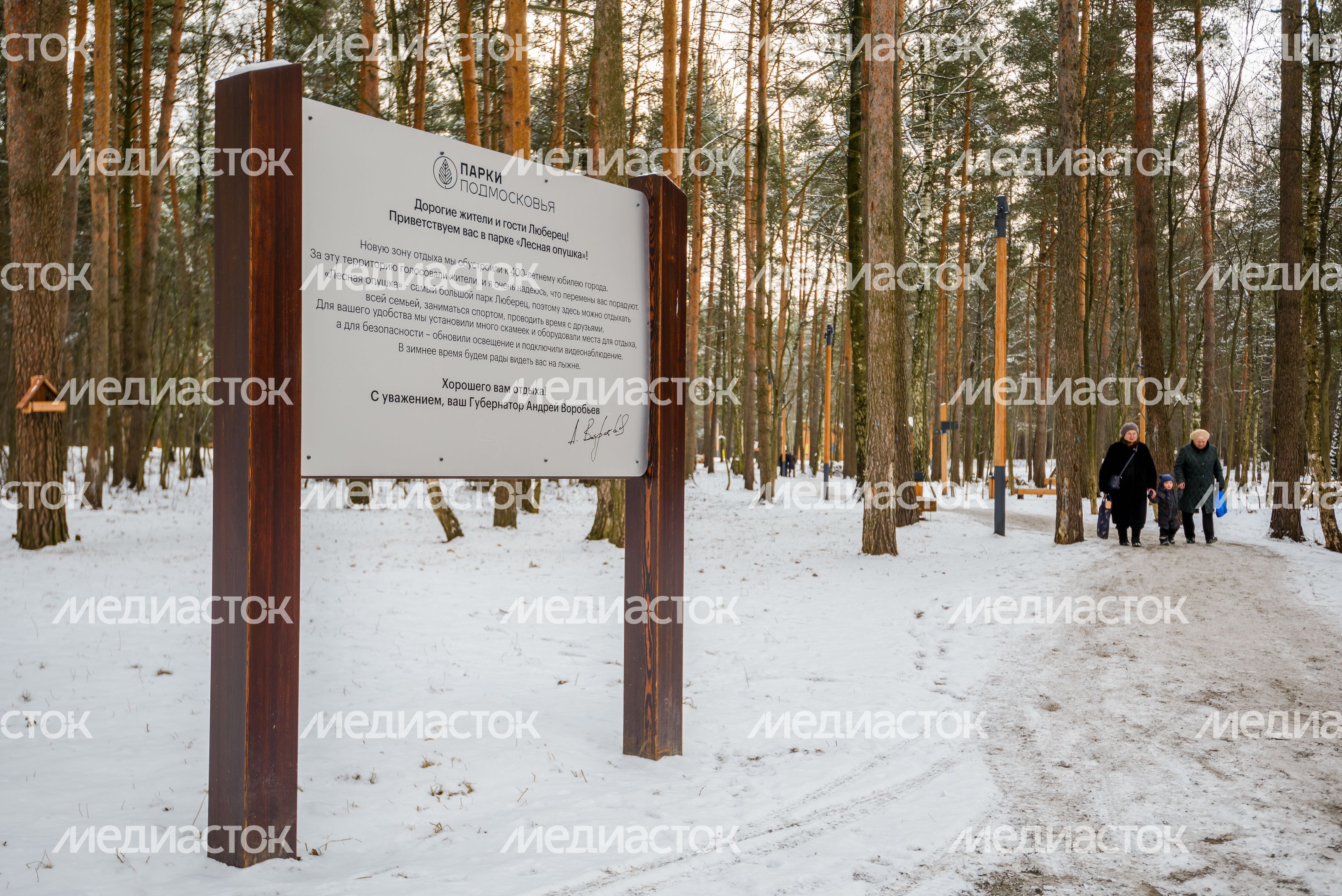 Лесопарк «Лесная опушка» в поселке Октябрьский округа Люберцы Лесопарк «Лесная опушка» в поселке Октябрьский округа Люберцы