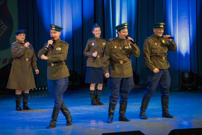 Песня на сцене ДК «Подмосковье» в Красногорске на фестивале ко Дню народного единства