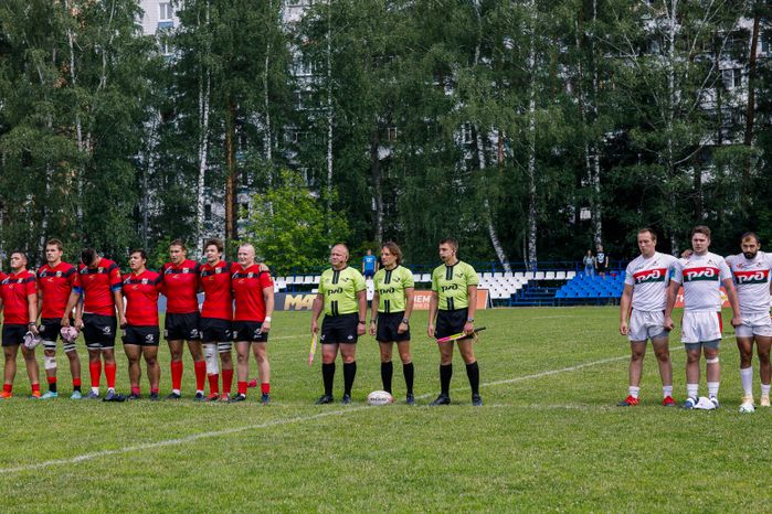 Победа "ВВА-Подмосковье-м" в чемпионате молодежных команд по регби в Монино