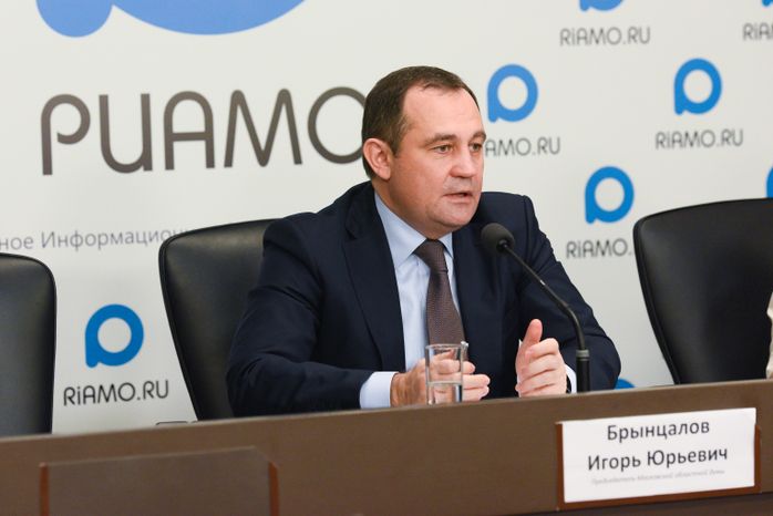 Пресс-конференция председателя Московского областного парламента Игоря Брынцалова, посвященная итогам работы Думы за 2019 год