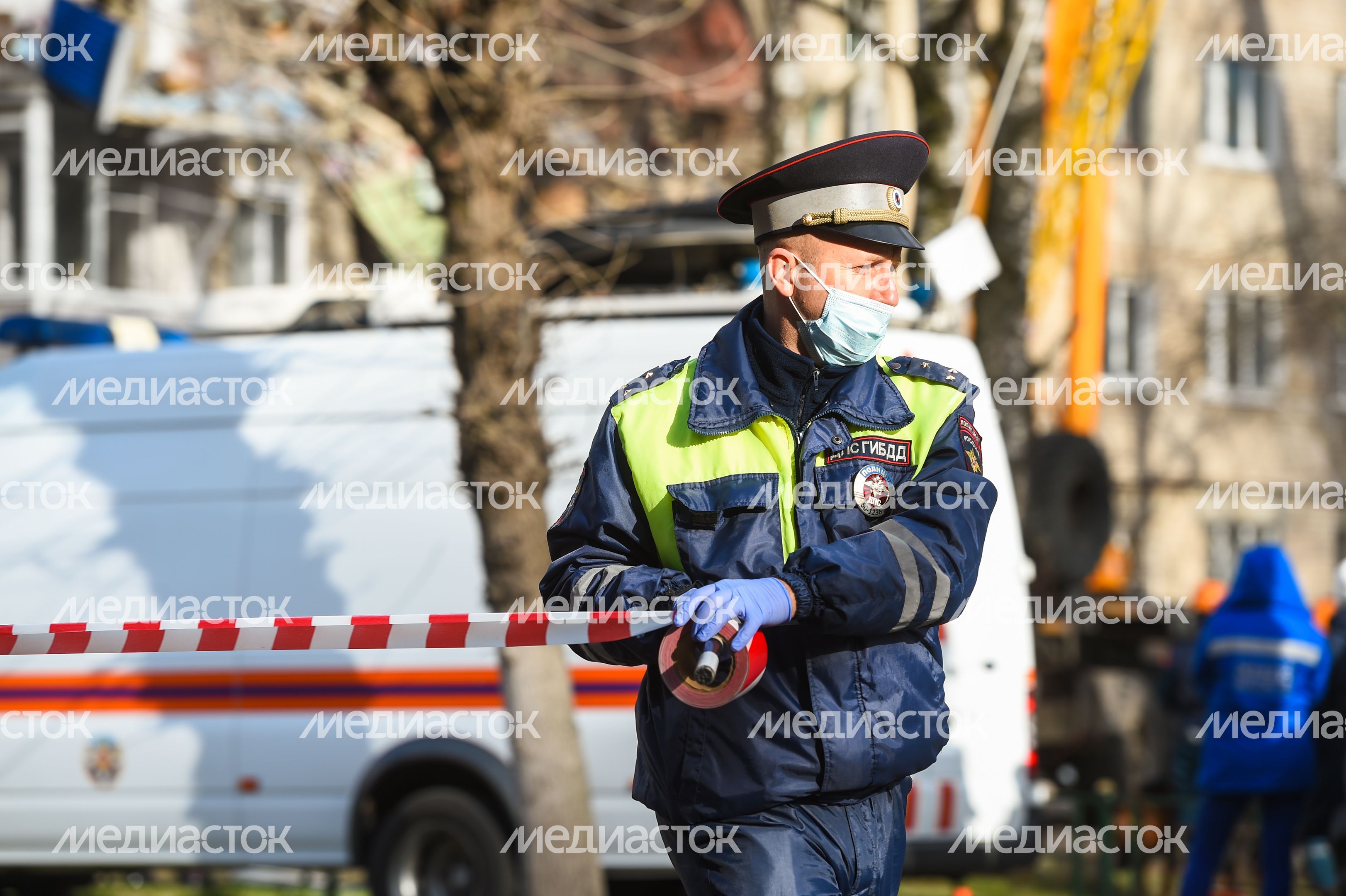 Кадры с места взрыва газа в многоквартирном доме в Орехово-Зуеве