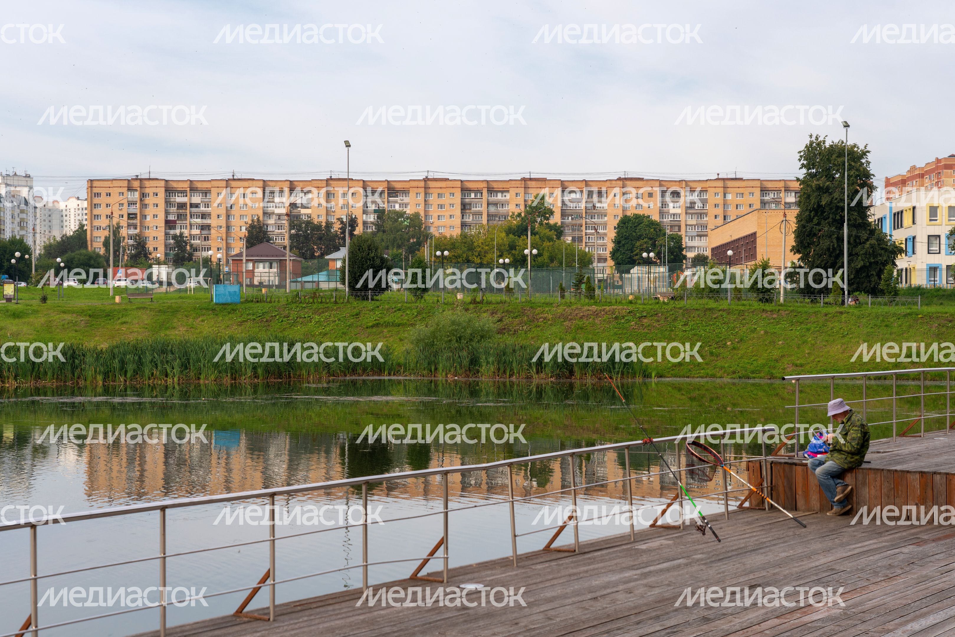 Парк «Жемчужина» летом в Серпухове