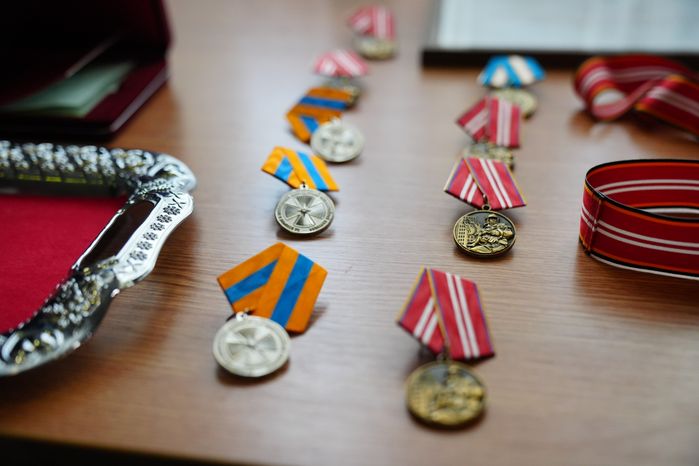 Губернатор и министр МЧС России поздравили  сотрудников пожарной охраны