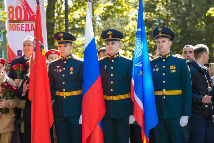 Зажжение Вечного огня в Королеве