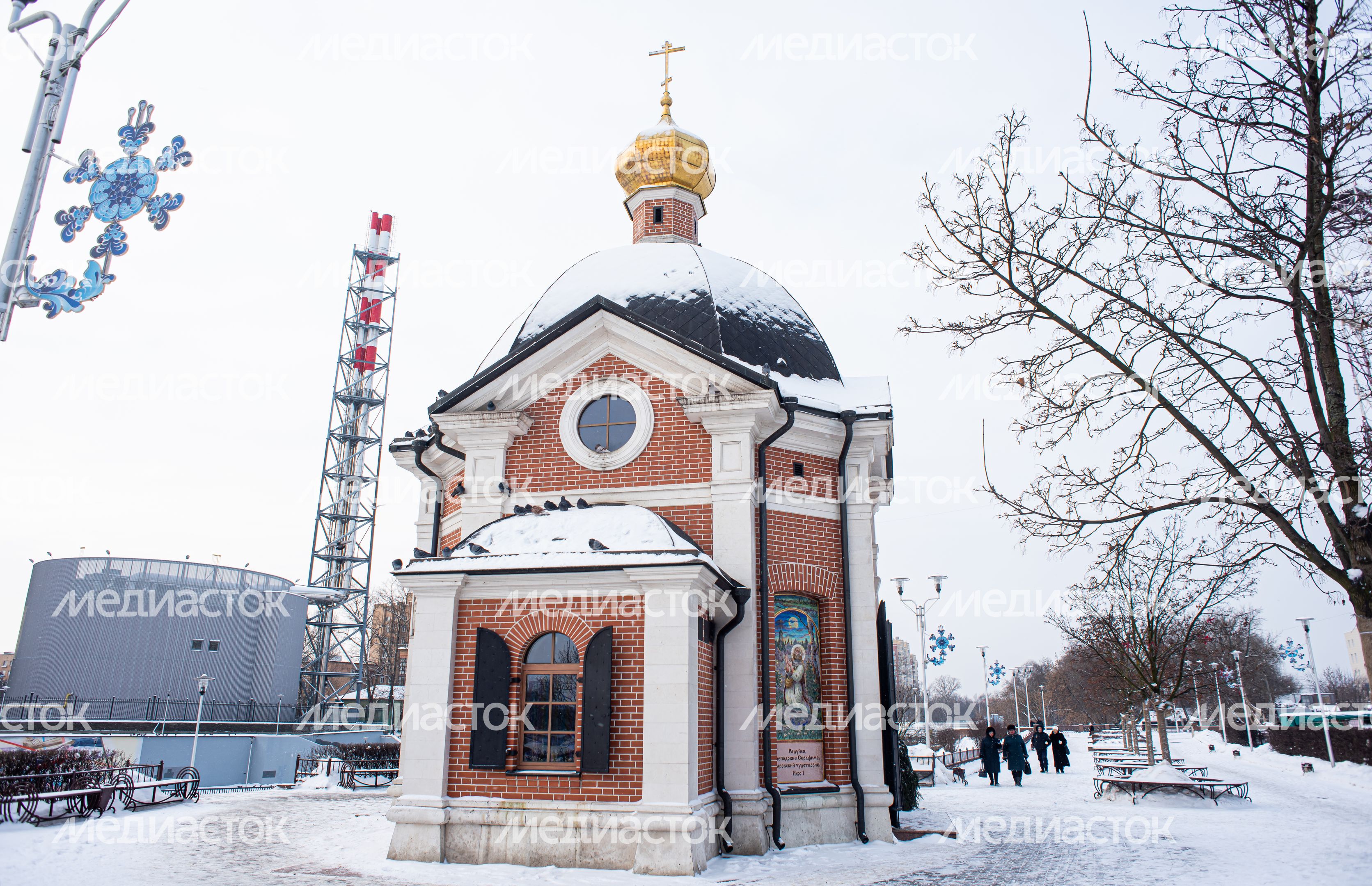 Зимние виды города Щелково