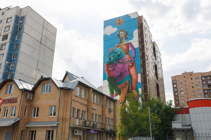 Муралы в Железнодорожном, Балашиха