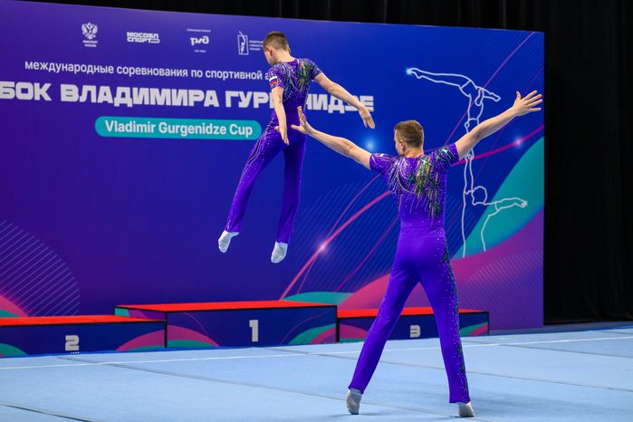 Финал Кубка Гургенидзе по спортивной акробатике в двойках в Одинцово