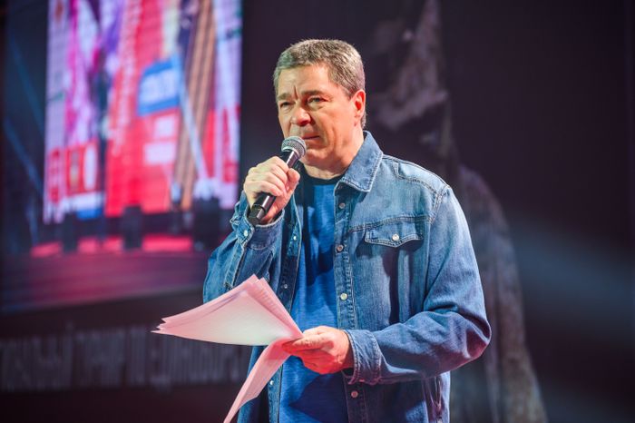 Актер Сергей Маховиков на Межрегиональном турнире по единоборствам «Герои Отечества» в Люберцах