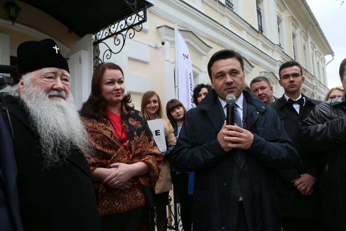 Андрей Воробьев побывал с рабочим визитом в Зарайском районе