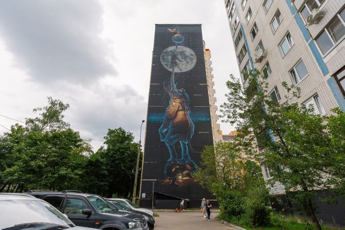 Муралы в Железнодорожном, Балашиха