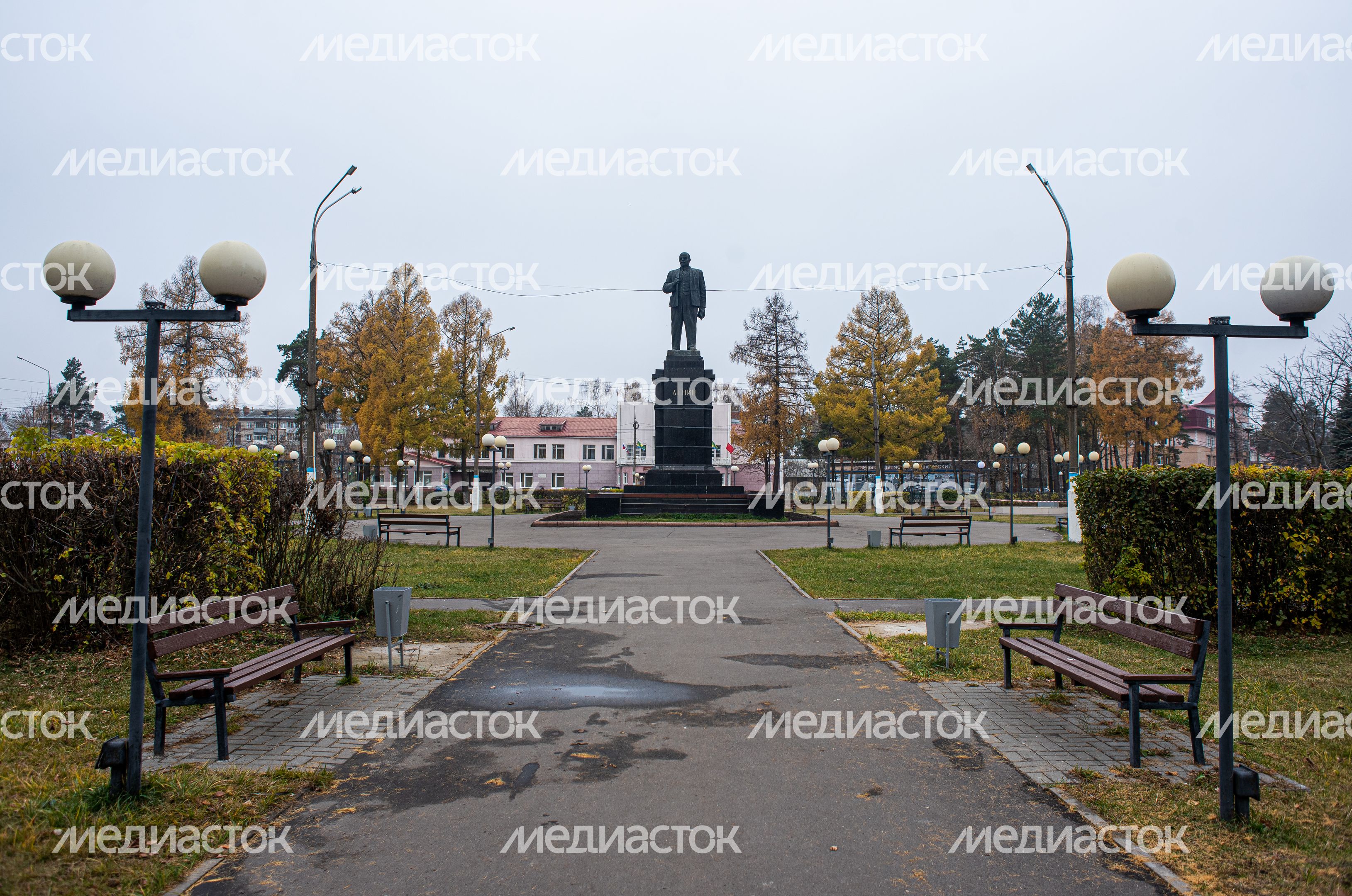 Осенние виды города Шатура