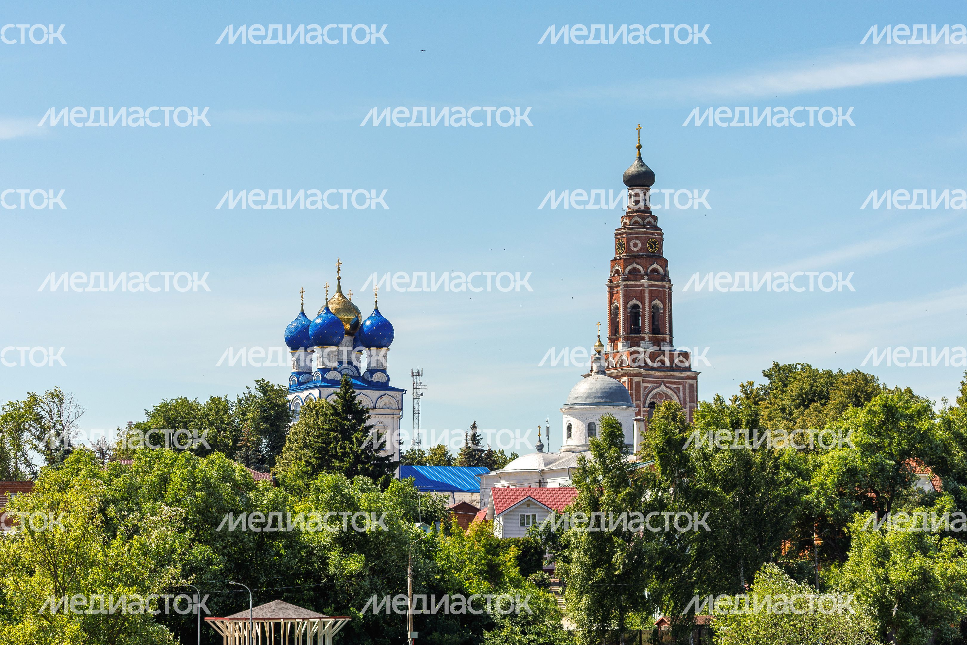 Летние виды города Бронницы