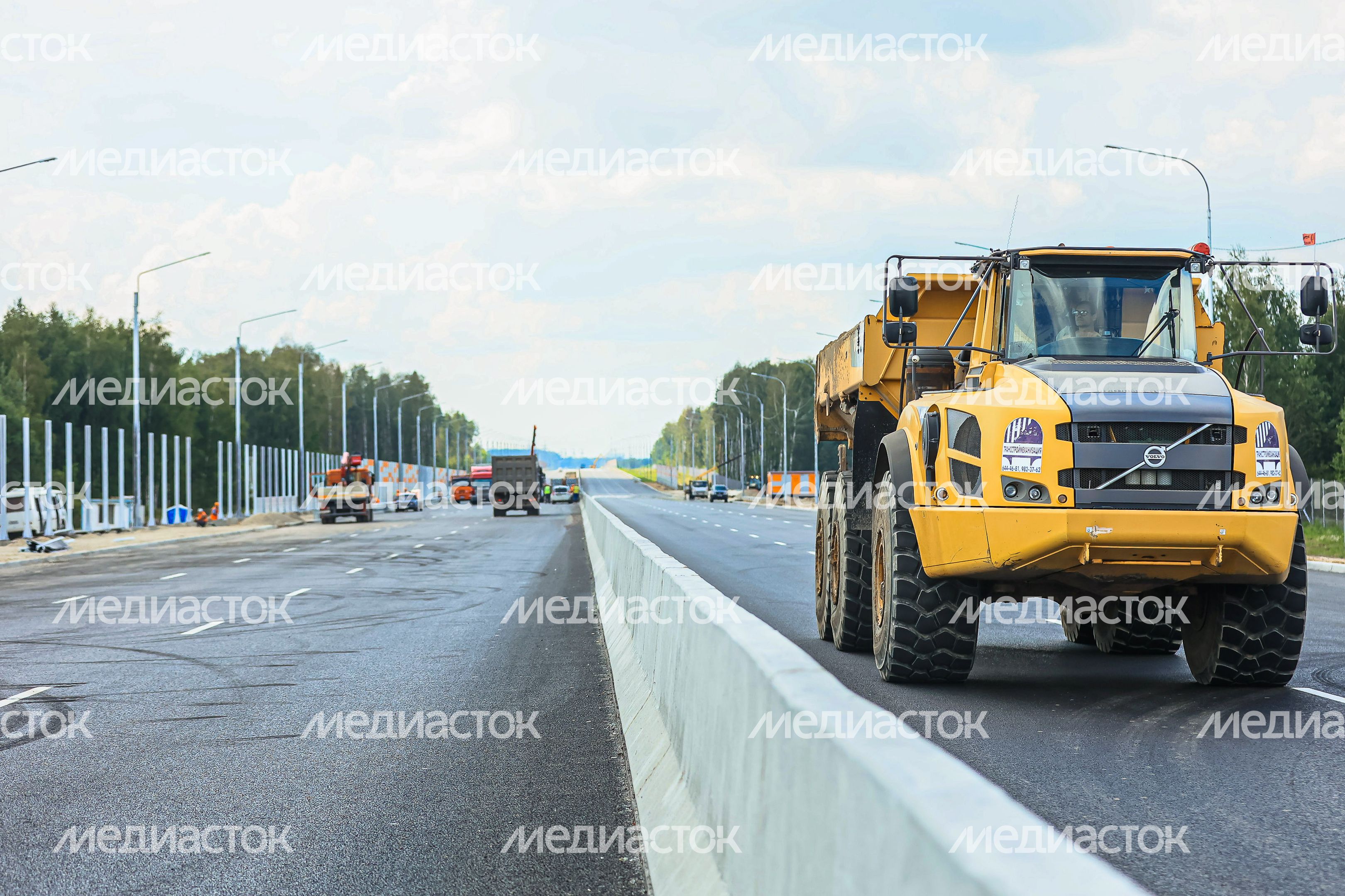 Проверка хода строительства подмосковного участка М-12 «Москва-Казань» Губернатором Подмосковья