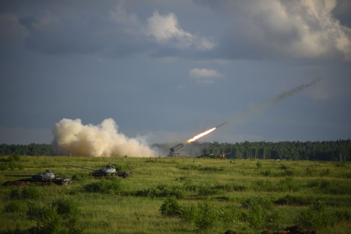 Международный военно-технический форум «Армия-2015». Динамический показ