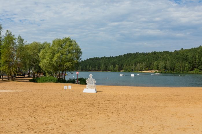 Благоустройство пляжа Волкушинского карьера в Лыткарино