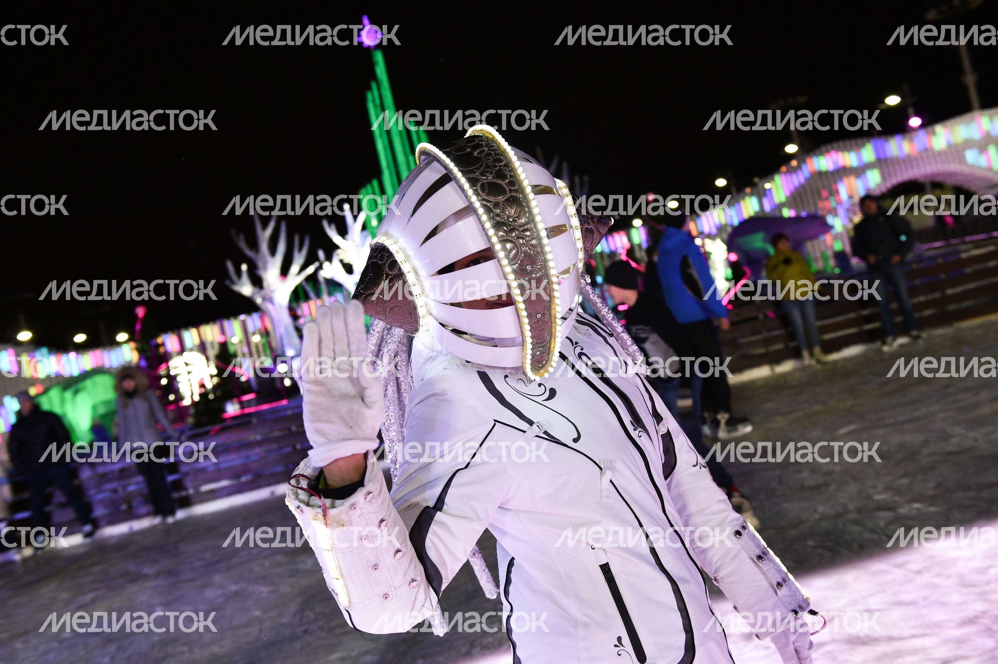 Открытие катка на ВДНХ