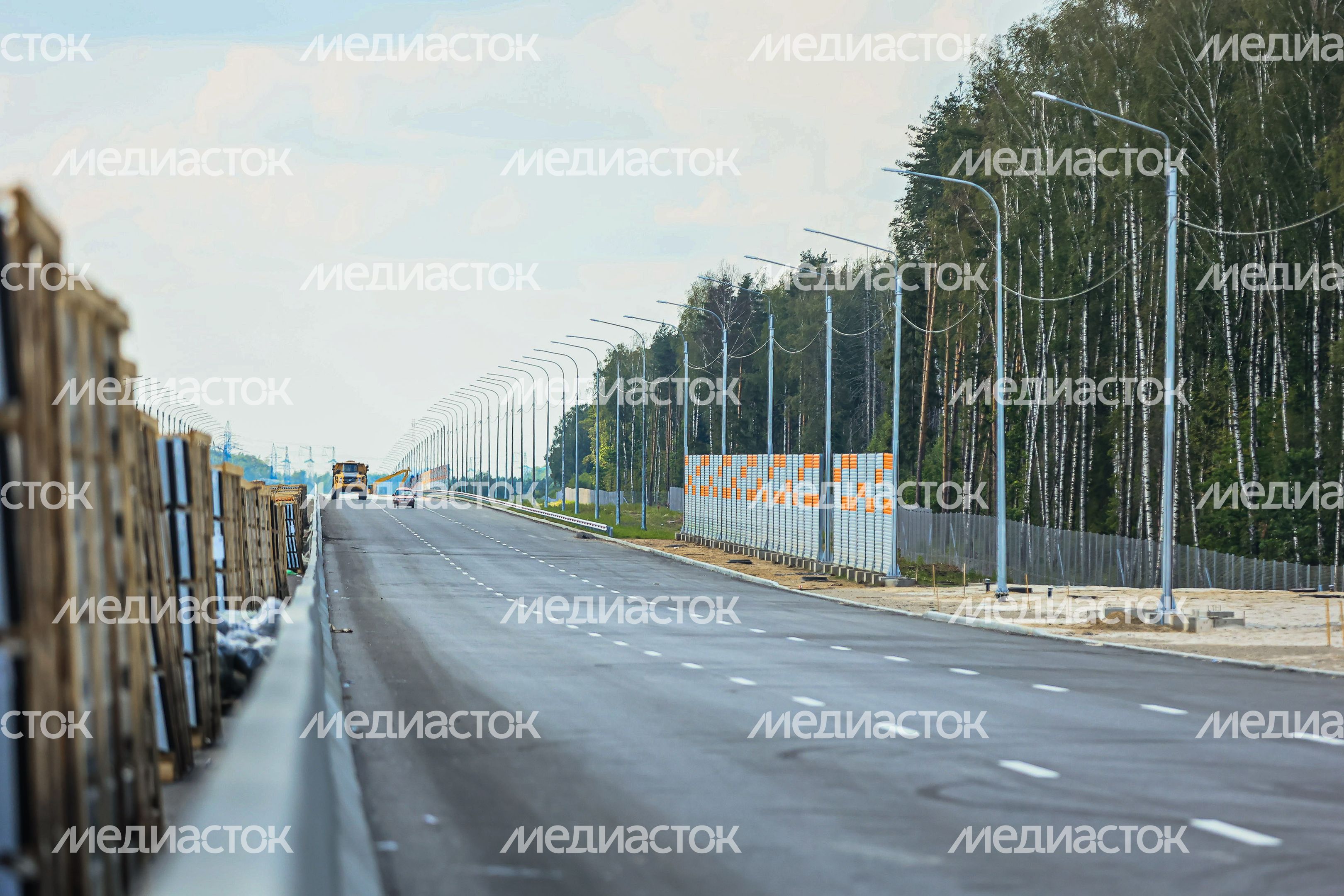 Проверка хода строительства подмосковного участка М-12 «Москва-Казань» Губернатором Подмосковья