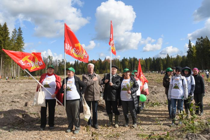 Ежегодная экологическая акция «Наш лес. Посади свое дерево» в Одинцовском городском округе