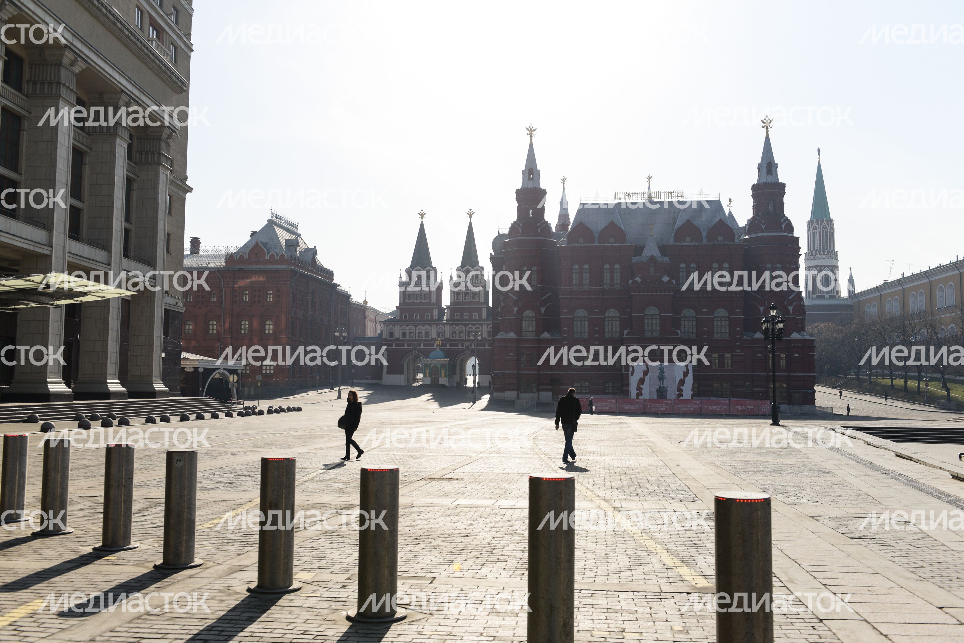 Москва во время режима повышенной готовности из-за угрозы распространения коронавируса Москва во время режима повышенной готовности из-за угрозы распространения коронавируса