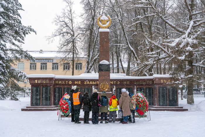Памятник партизанам и воинам, погибшим при освобождении города Руза в годы Великой Отечественной войны