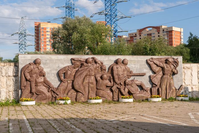 Сквер защитников Москвы на месте Лобненского рубежа