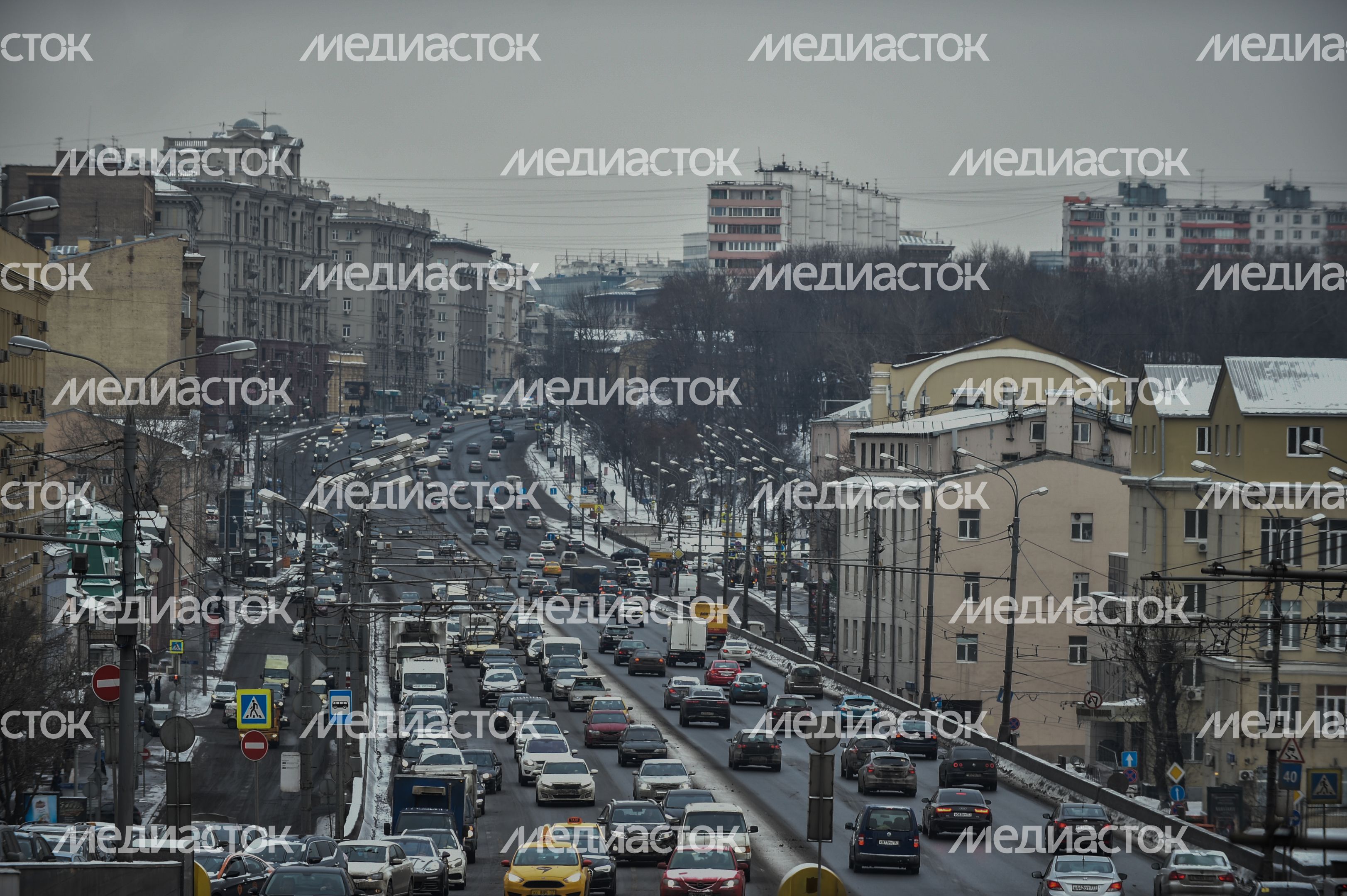 Дорожная ситуация в Москве