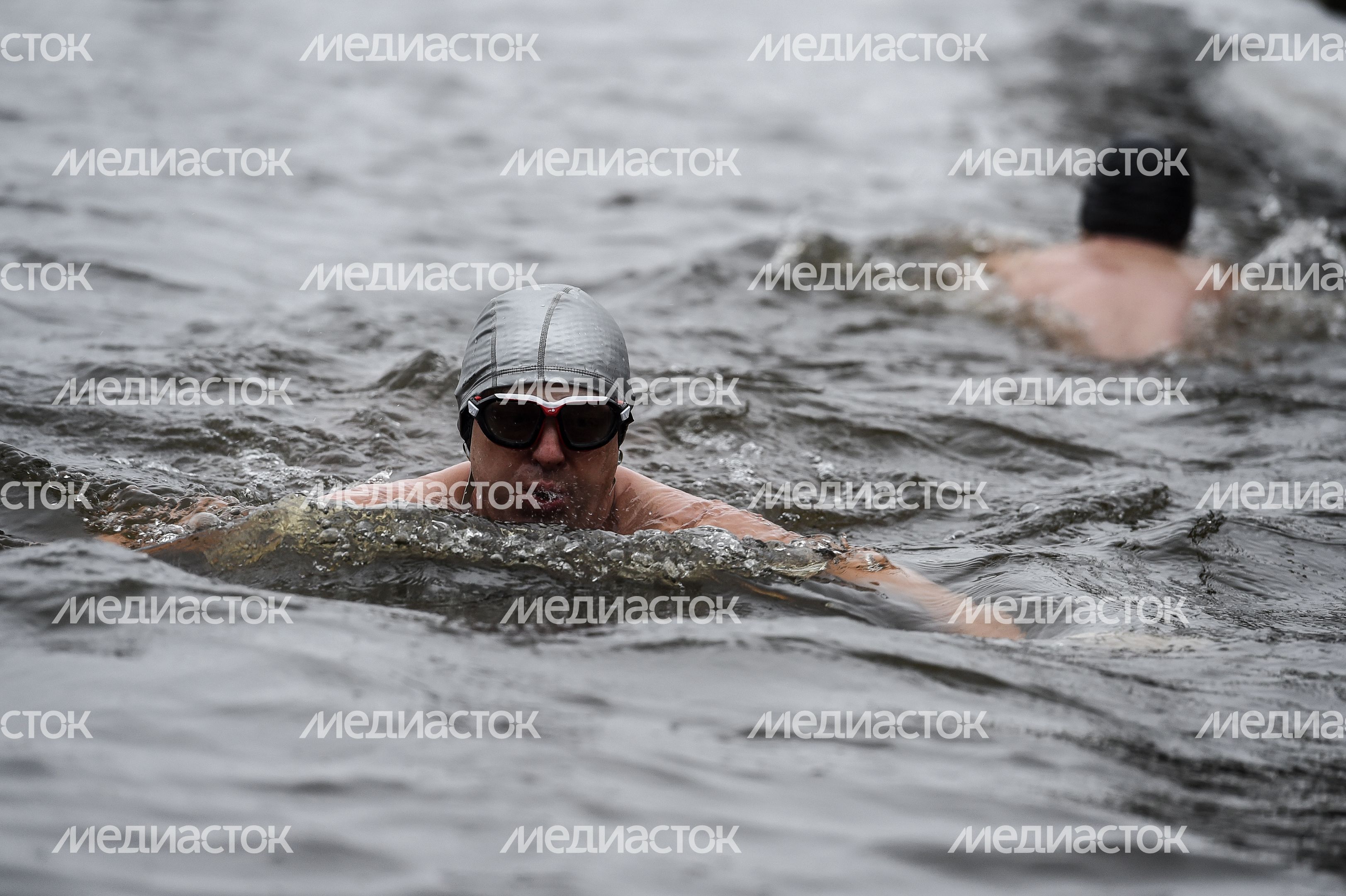 Купание моржей в Долгопрудном