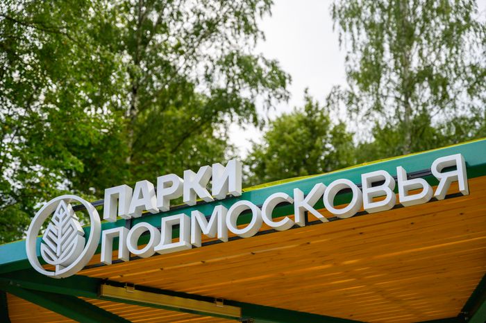 Сквер «Затишье» в Электростали летом