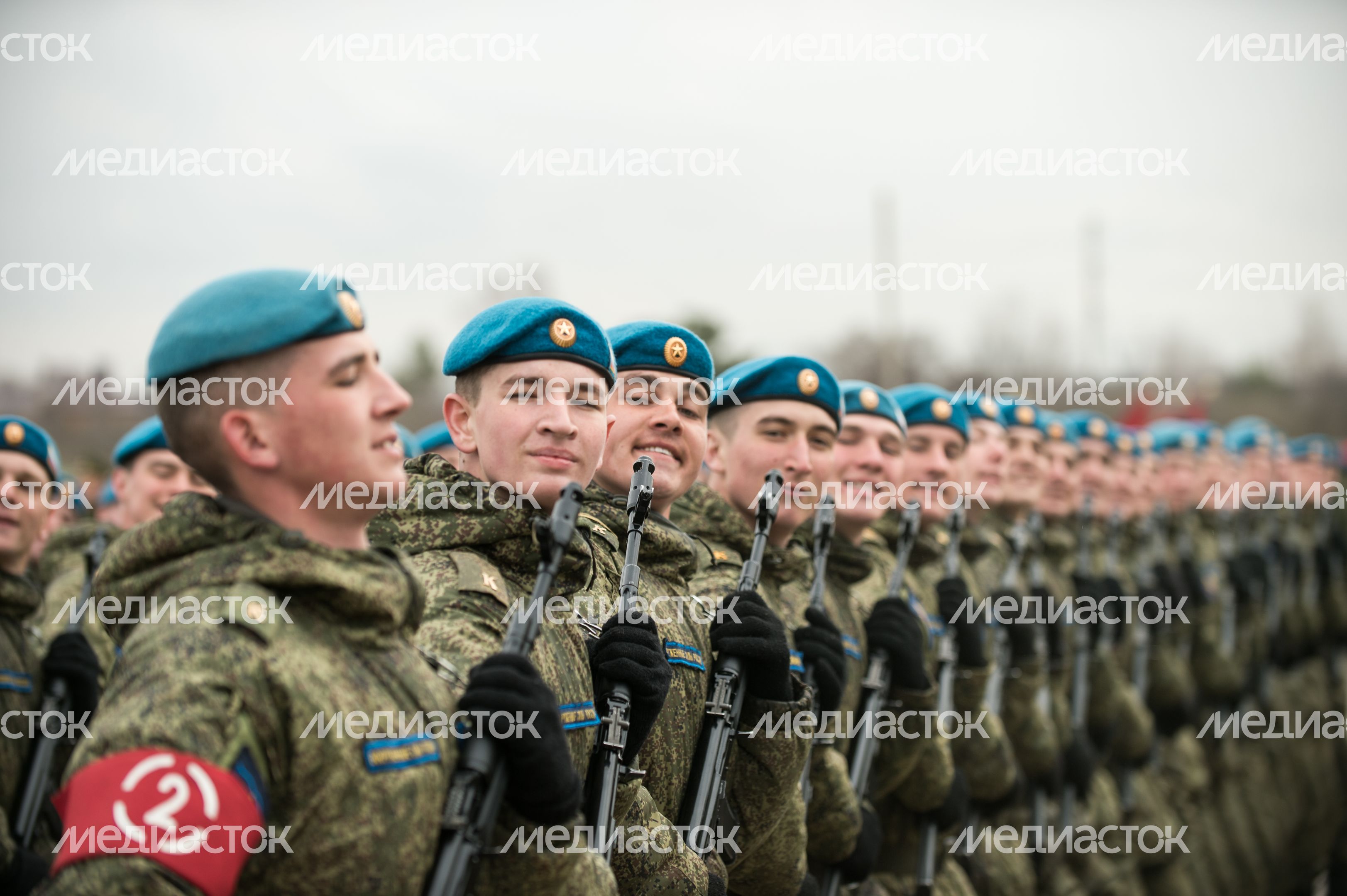 Репетиция Парада Победы в Алабино