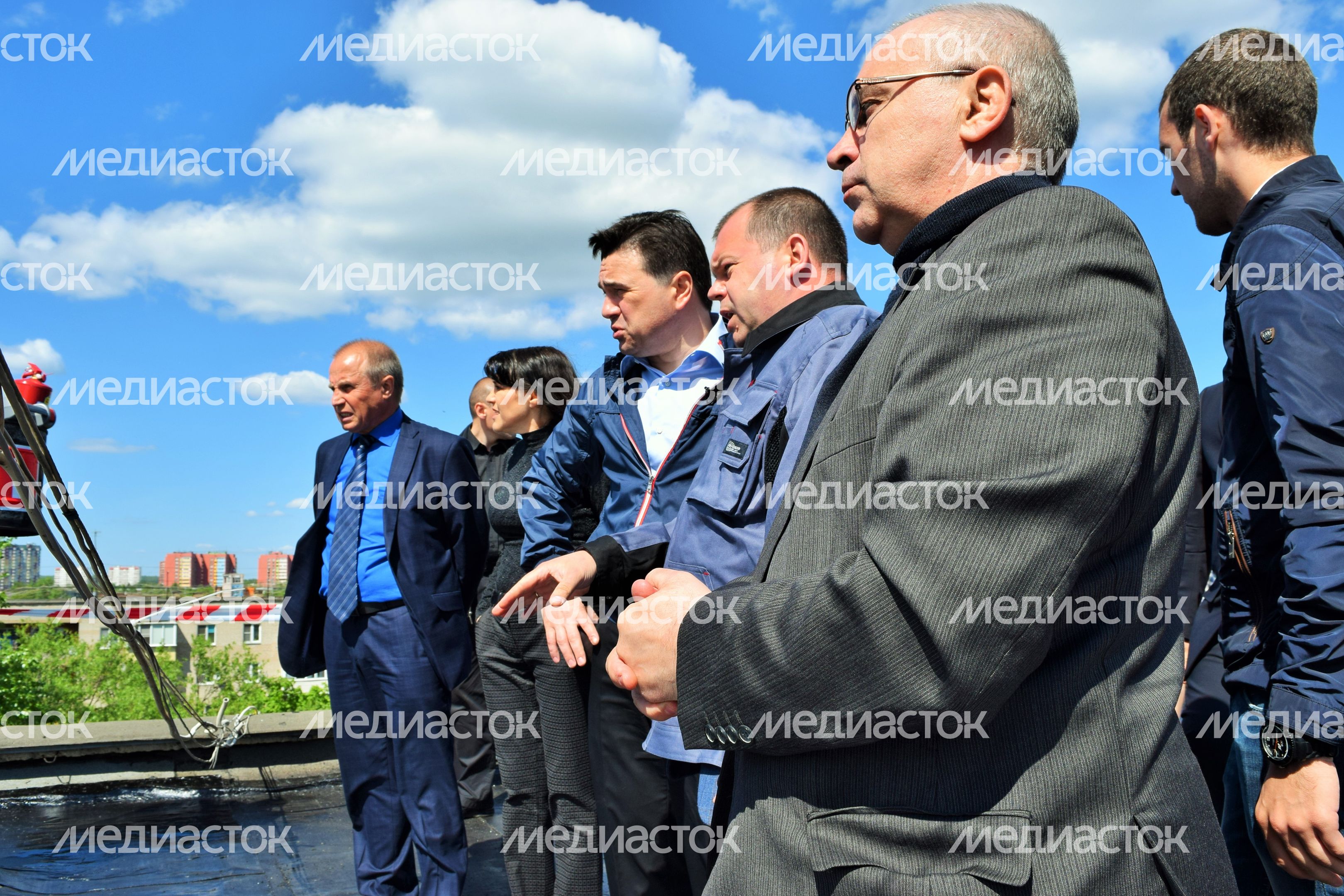 А. Воробьев посетил с рабочим визитом Лобню