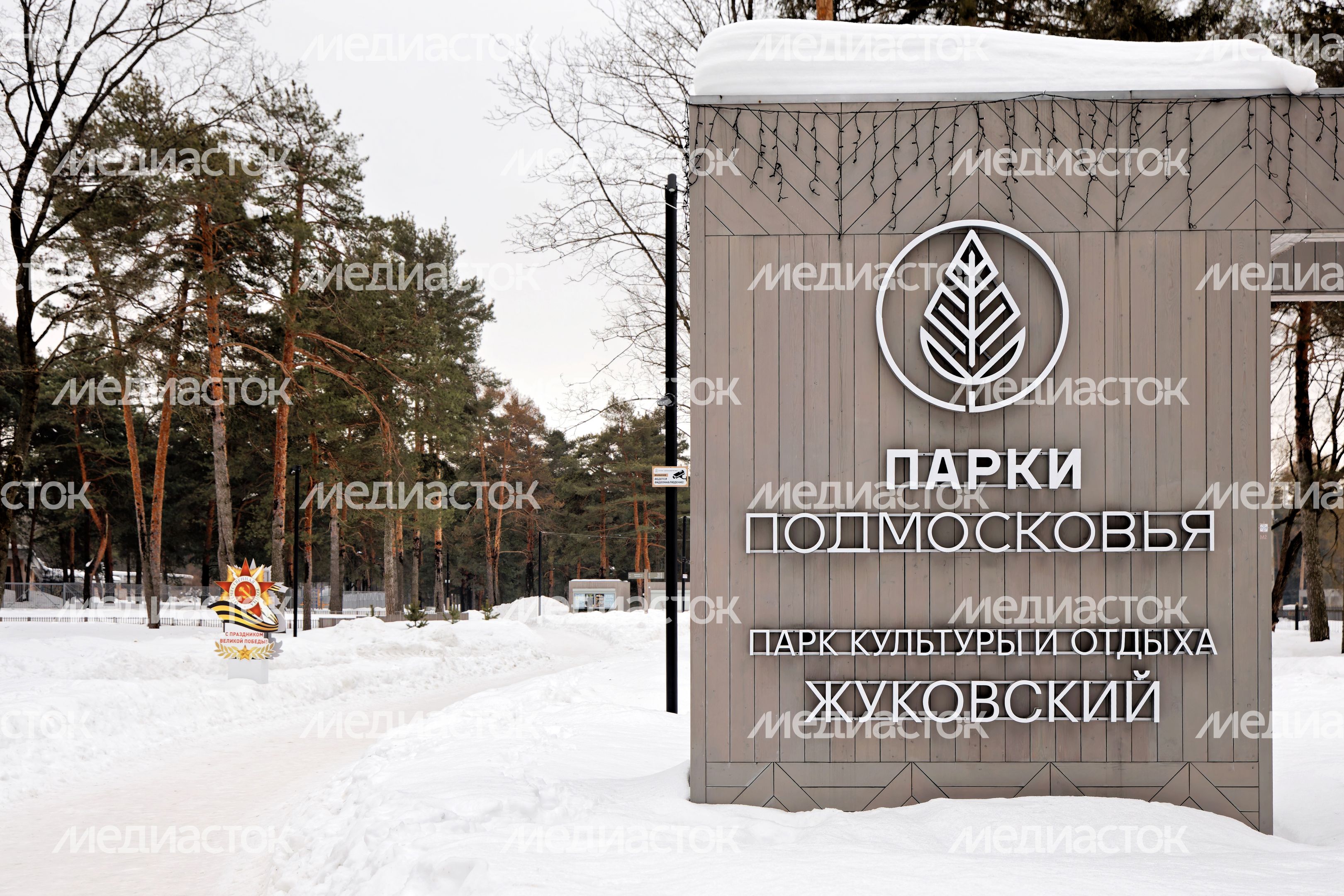 Жуковский парк культуры и отдыха зимой Жуковский парк культуры и отдыха зимой