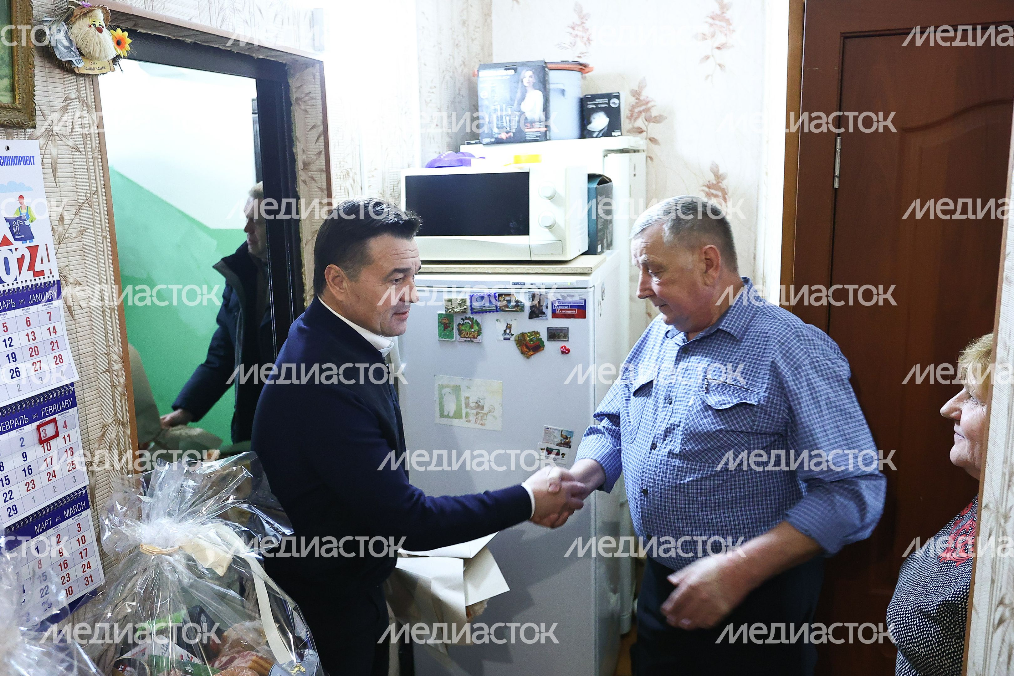 Андрей Воробьев навестил семью участников СВО