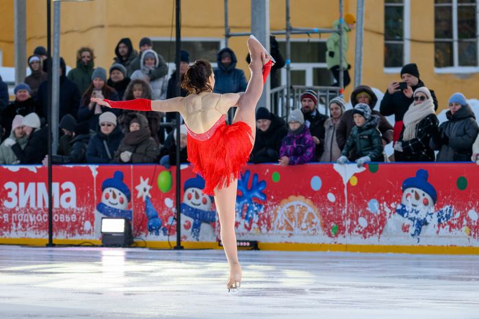 Гала-концерт фестиваля фигурного катания «Хрустальный лед» в Центральном парке культуры и отдыха Пушкино