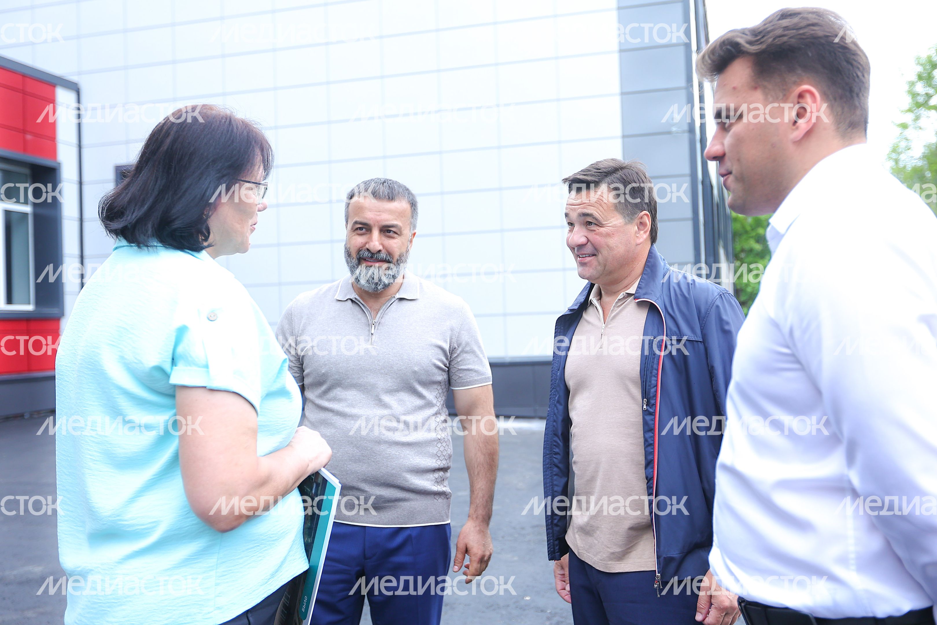 Посещение Губернатором Подмосковья школы №2 в Можайске