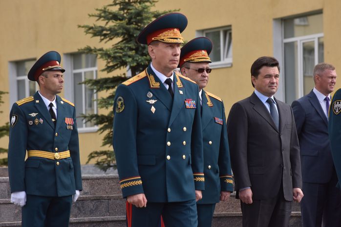 Церемония вручения ордена Жукова Софринской бригаде
