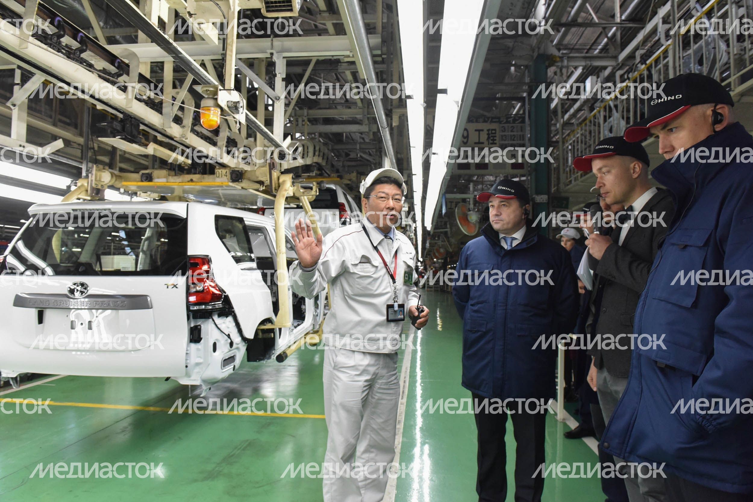 Рабочий визит губернатора Подмосковья на завод компании Hino Hamura plant в Токио