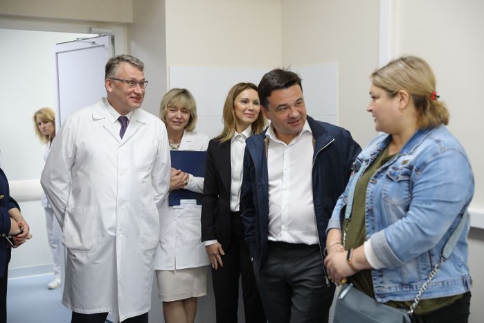 Презентация обновленного Консультационно-диагностического центра Красногорской городской больницы №1 губернатору Подмосковья