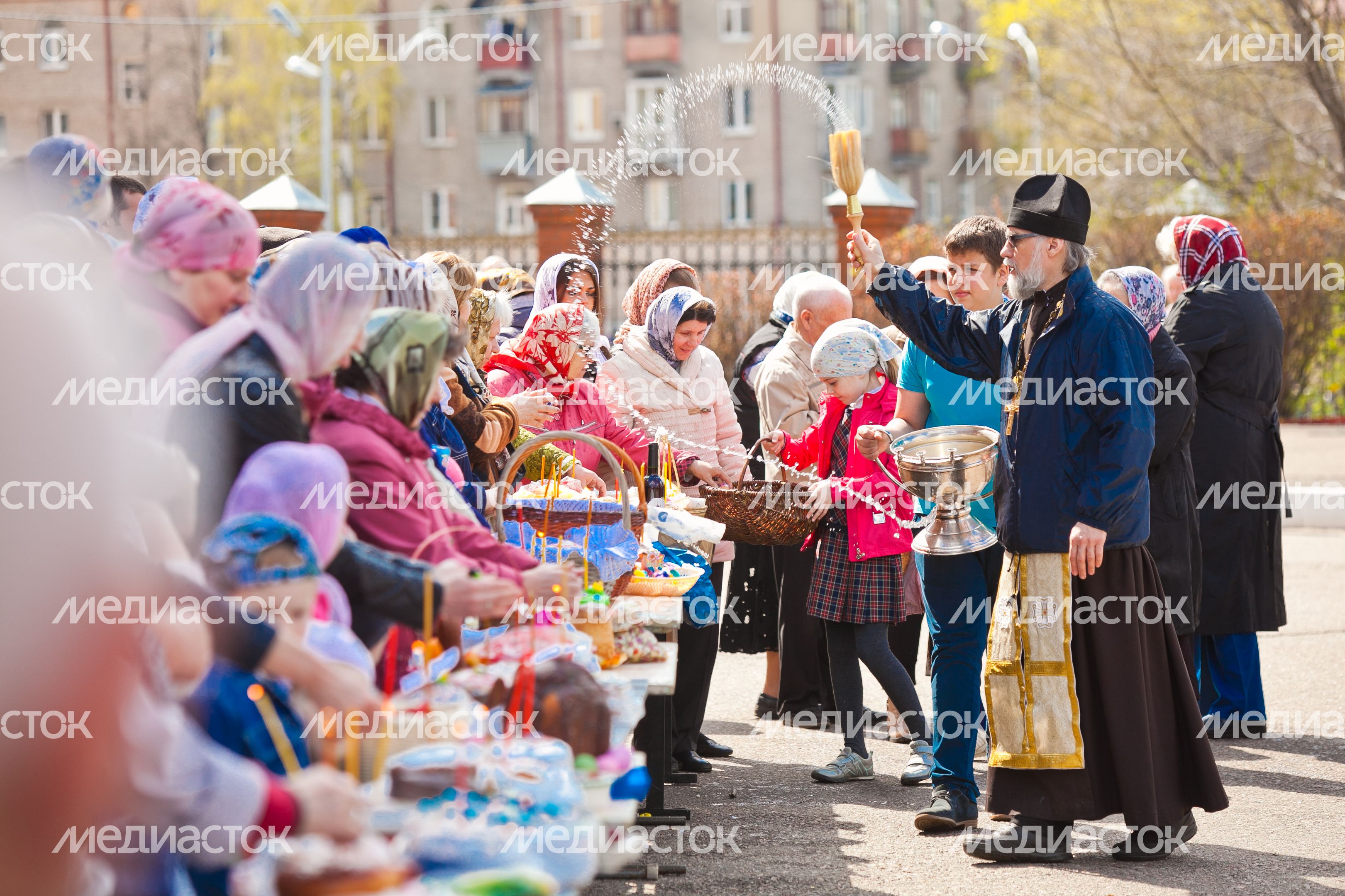 Празднование Пасхи в Раменском