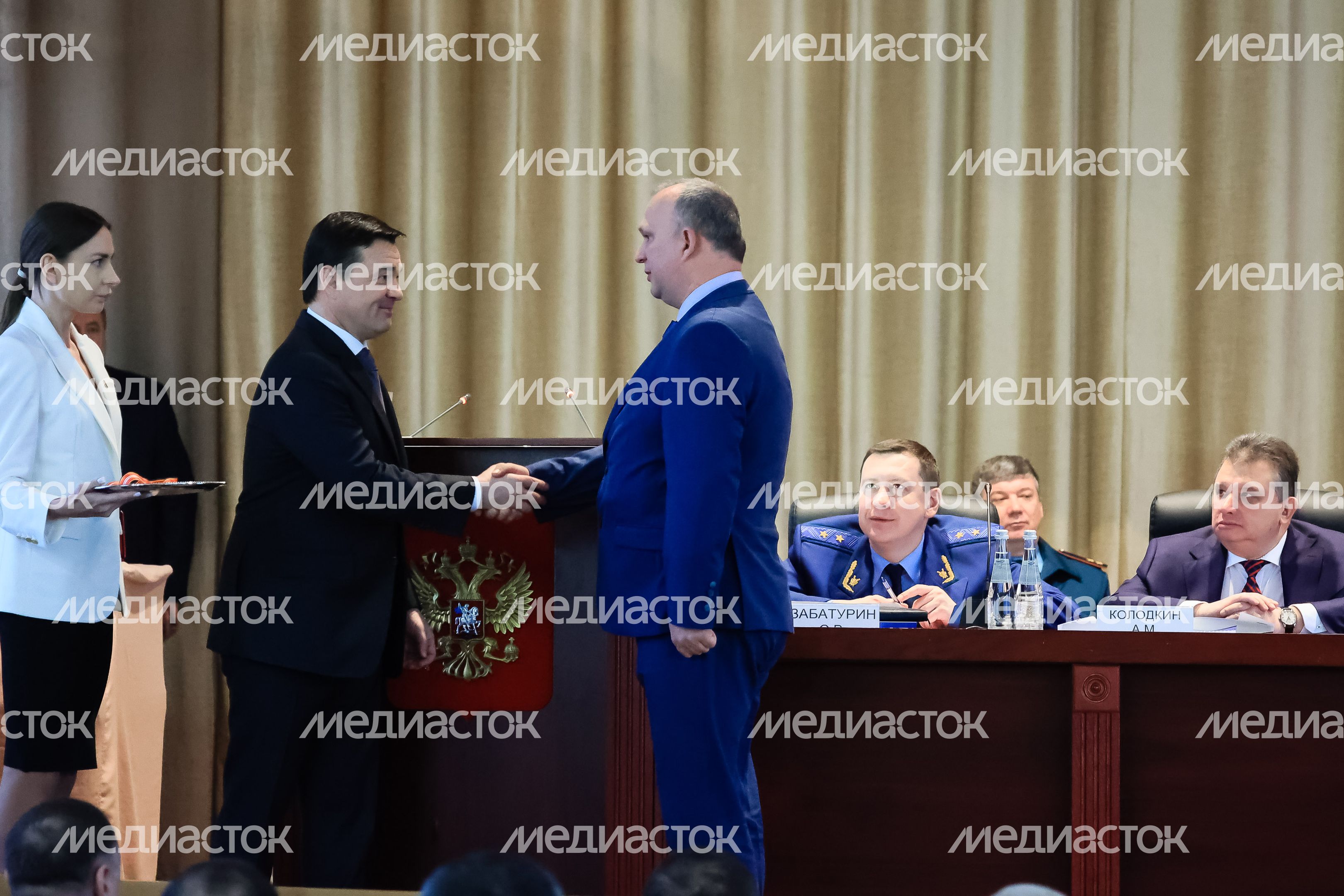 Посещение губернатором Коллегии МВД РФ по Московской области