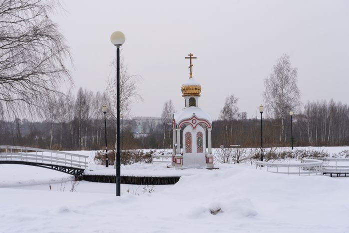 Усадьба Демьяново в Клину. Зимние виды