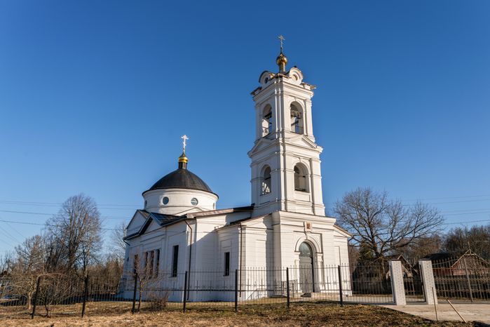 Церковь Николая Чудотворца в деревне Мокрое Можайского округа