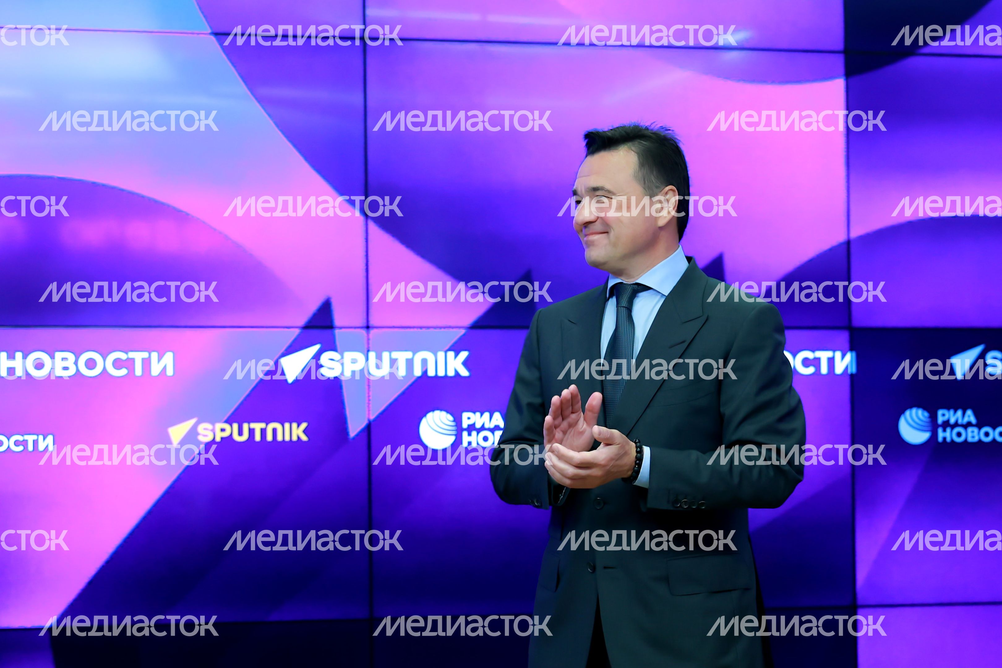 Андрей Воробьев вручил Дмитрию Киселеву Орден «За заслуги перед Московской областью» I степени