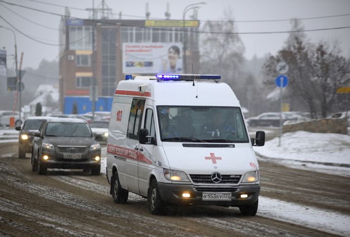 Снегопад в Троицке