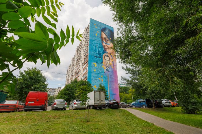Муралы в Железнодорожном, Балашиха