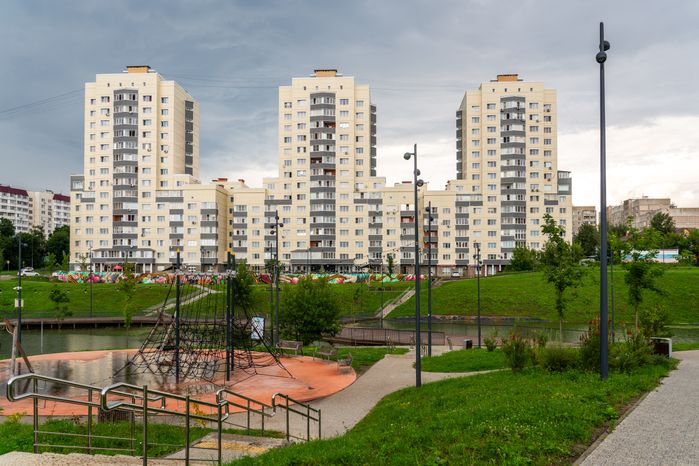 Набережная реки Теребенки в Чехове
