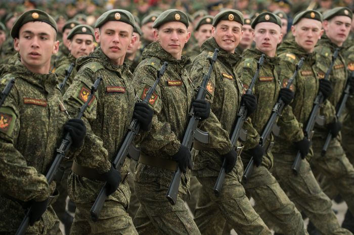 Репетиция Парада Победы в Алабино
