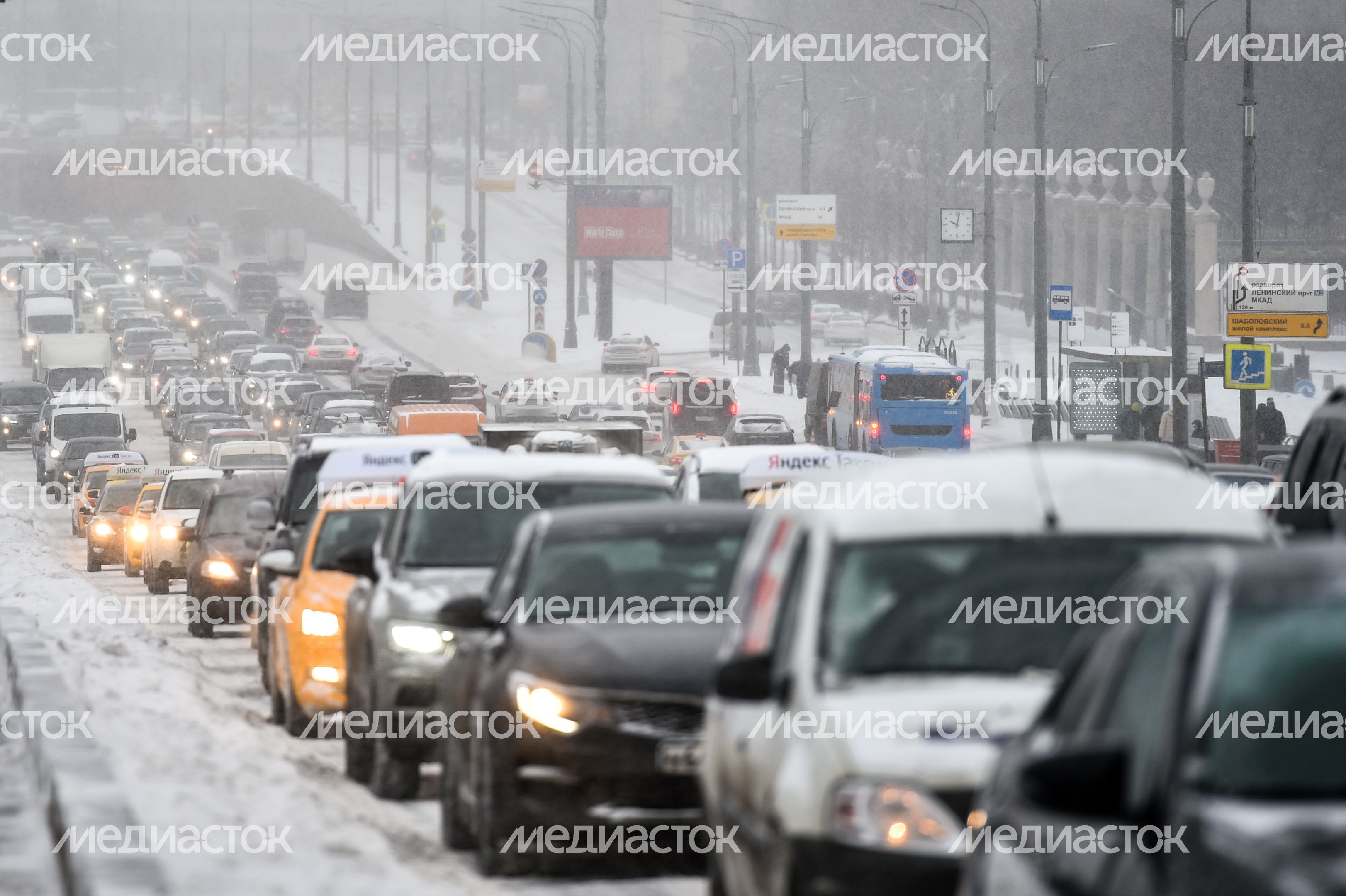 Снегопад в Москве Снегопад в Москве