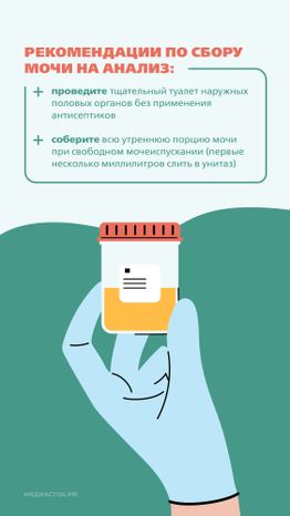 Подготовка к исследованию мочи Вертикаль 05