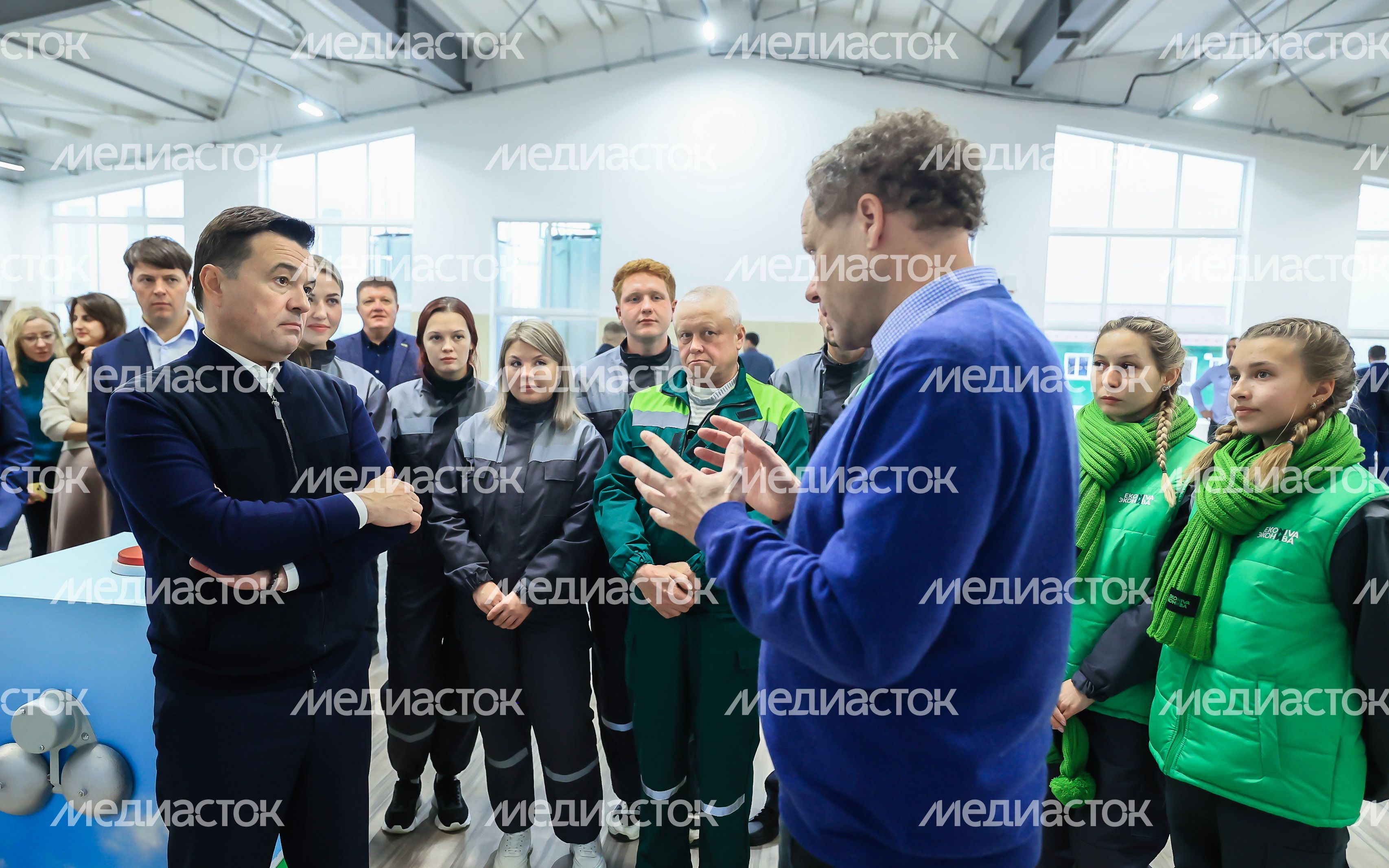 Открытие животноводческего комплекса «Бортниково» в Ступино Губернатором Подмосковья