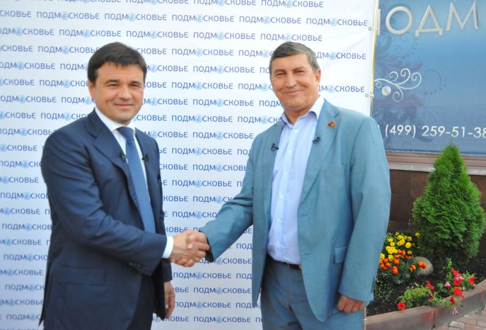 Андрей Воробьев на телеканале «Подмосковье»